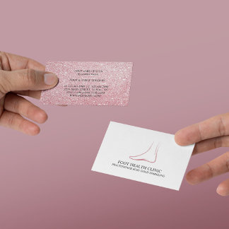 Foot Care Podiatry Practioner Doctor Business Card