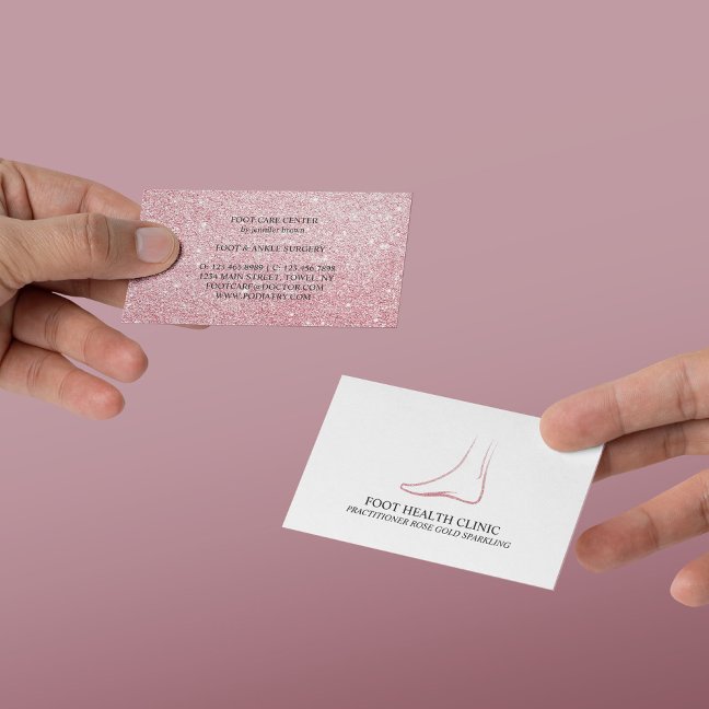 Foot Care Podiatry Practioner Doctor Business Card