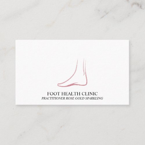 Foot Care Podiatry Practioner Doctor Business Card