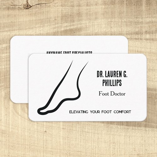  Foot Care Simple Business Card