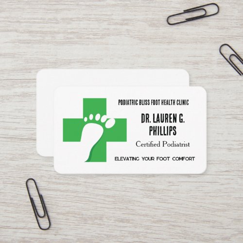 Foot Care Specialist Business Card