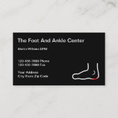 Foot Doctor Podiatry Business Card (Front)