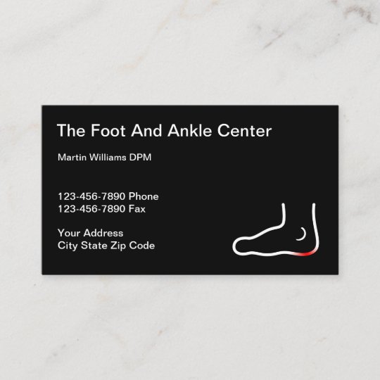 Foot Doctor Podiatry Business Card