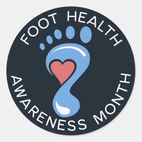 Foot Health Awareness Month Sticker