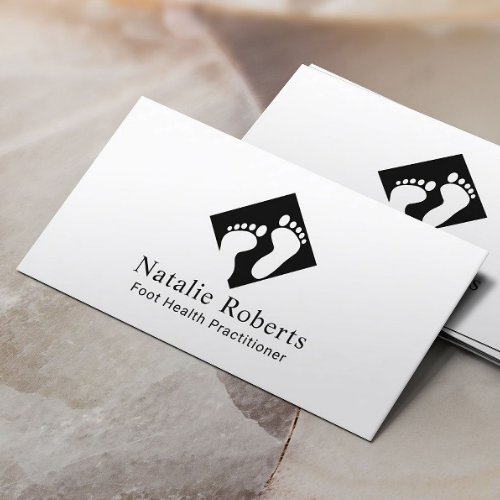 Foot Healthcare Practitioner Massage Spa Minimal Business Card