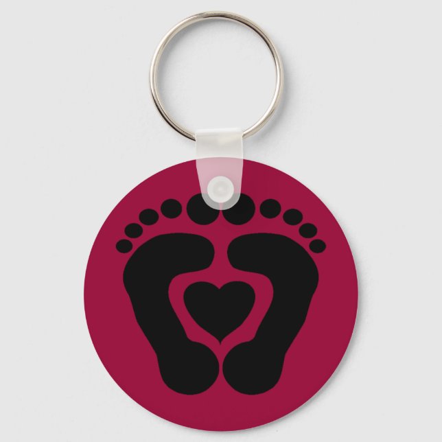 Foot Love Keychain (Front)