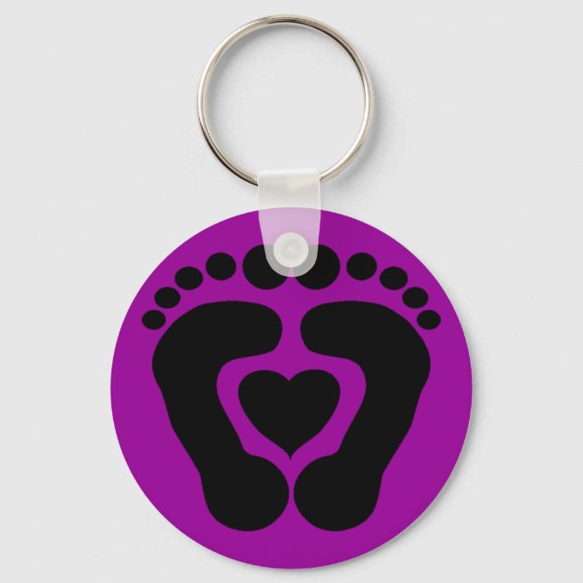 Foot Love Keychain (Front)