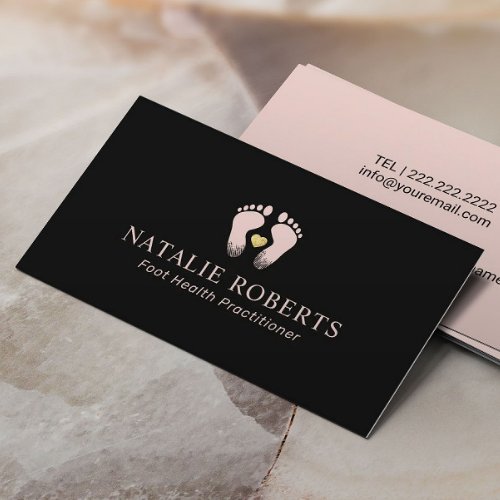 Foot Massage Practitioner Podiatrist Spa Business Card