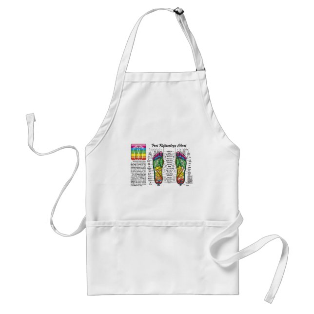 Foot-Massage-Reflexology Adult Apron (Front)