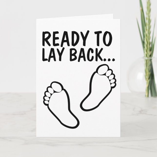FOOT MASSAGE ROMANCE GREETING CARDS (Front)