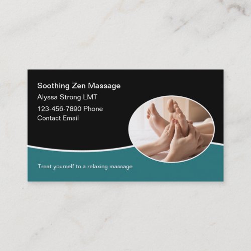 Foot Massage Therapist Business Cards