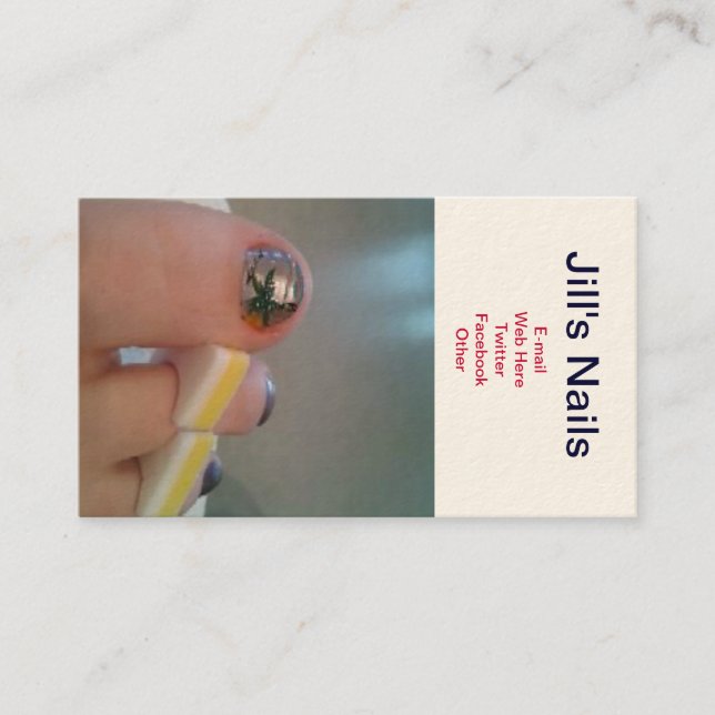 Foot Nails Business Card (Front)