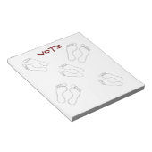 Foot Note Notepad (Angled)