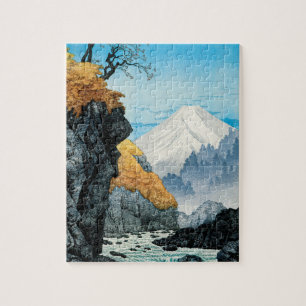 Foot of Mount Ashitaka (1932) by Hiroaki Takahashi Jigsaw Puzzle