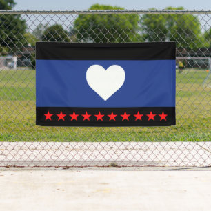 Foot Pride Flag Banner