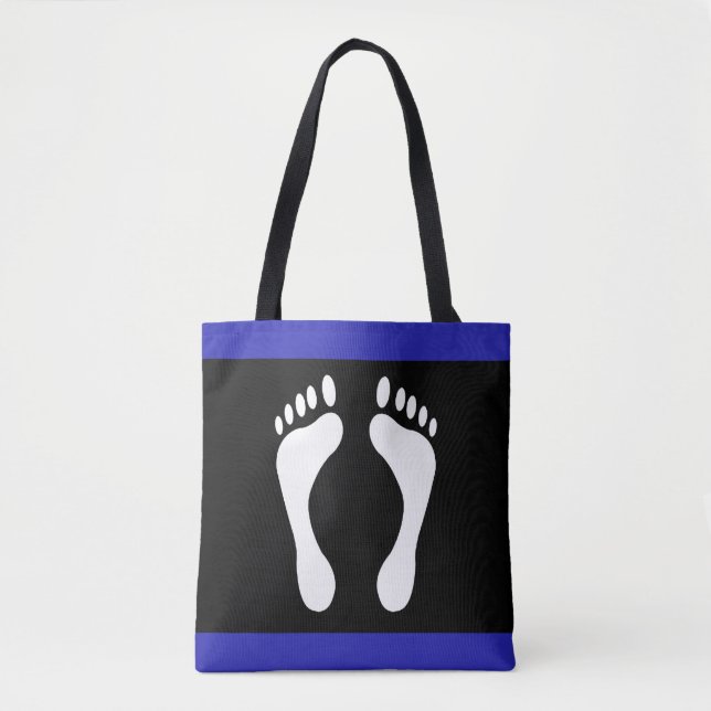 Foot Pride Flag (Footprint) Tote Bag (Front)