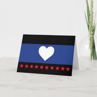 Foot Pride Flag Holiday Card