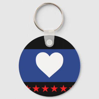 Foot Pride Flag Keychain
