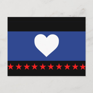 Foot Pride Flag Postcard