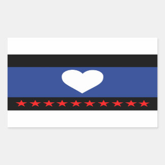Foot Pride Flag Rectangular Sticker
