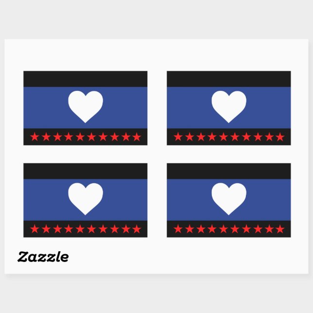 Foot Pride Flag Rectangular Sticker (Sheet)