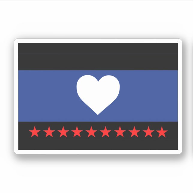 Foot Pride Flag Sticker (Front)