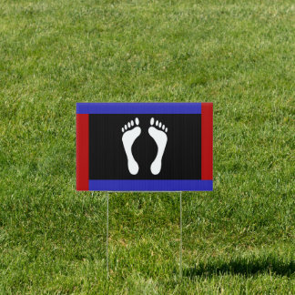 Foot Pride House Flag Sign