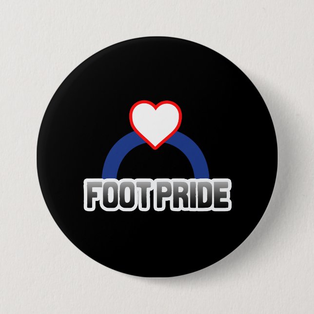 Foot Pride Pinback Button (Front)