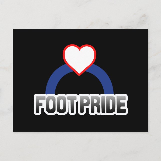Foot Pride Postcard (Front)