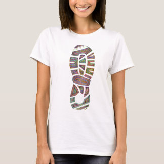 Foot print t-shirt 