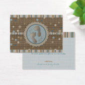 Foot Prints Boy Thank You Note (Desk)