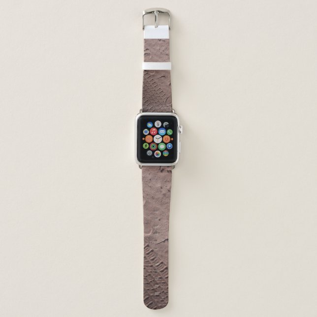 Foot prints in the sand apple watch band (Front)