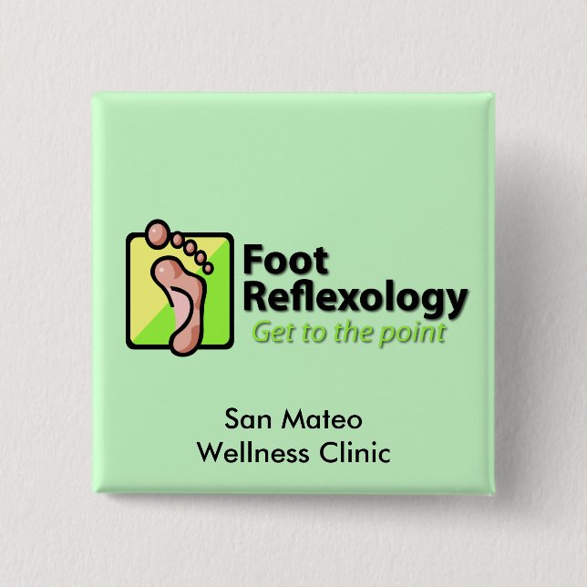 Foot Reflexology Button (Front)