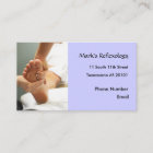 Foot Reflexology Photo business card
