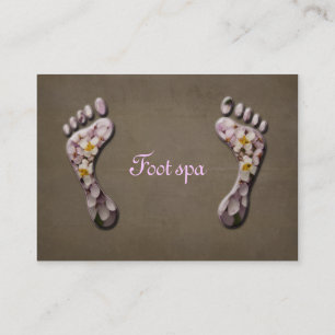 foot spa business card