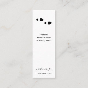 Foot Steps Mini Business Card