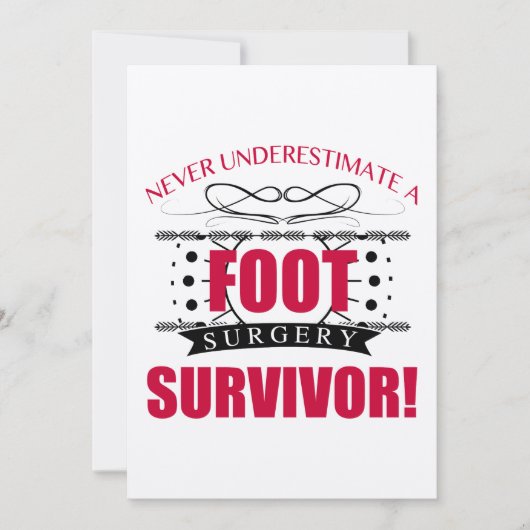 Foot Surgery Survivor (Front)