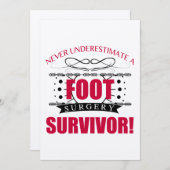 Foot Surgery Survivor (Front/Back)