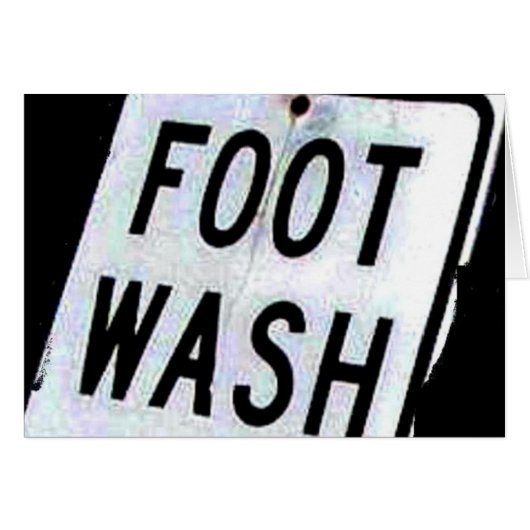 FOOT WASH CARDS (Front Horizontal)