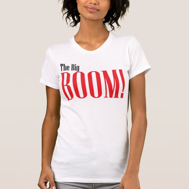 Footbag Golf Putting - The Big Boom! T-Shirt (Front)