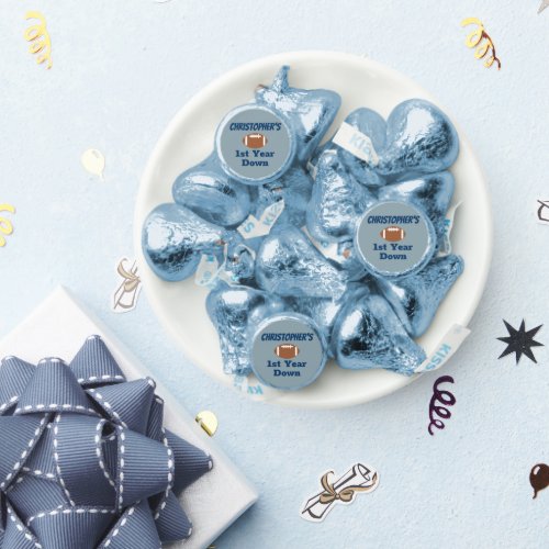 Football 1st Birthday Hersheys Kisses