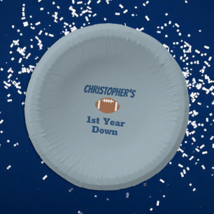 Football 1st Birthday Paper Bowls