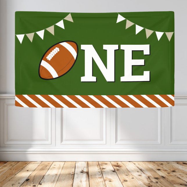 Football 1st Birthday Party Banner (Creator Uploaded)