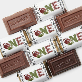 Football 1st Birthday Party Thank You Favor