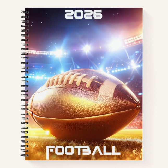 FOOTBALL 2026 NOTEBOOK (Front)