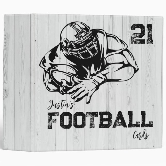 Football 3 Ring Binder (Front/Spine)