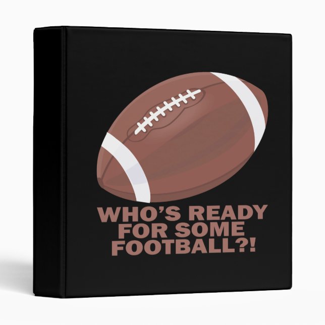 Football 3 Ring Binder (Front/Spine)