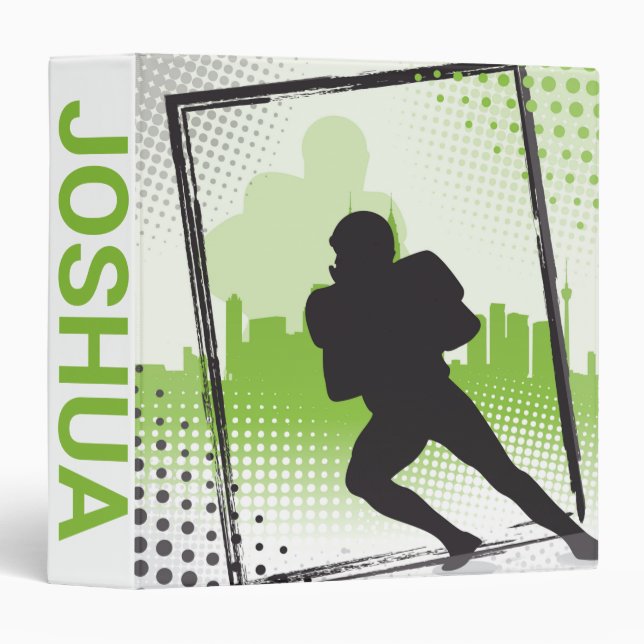 Football 3 Ring Binder (Front/Spine)