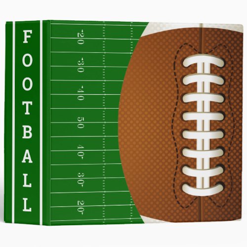 Football 3 Ring Binder