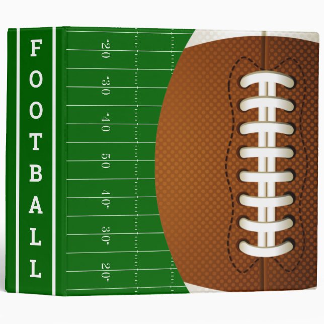 Football 3 Ring Binder (Front/Spine)